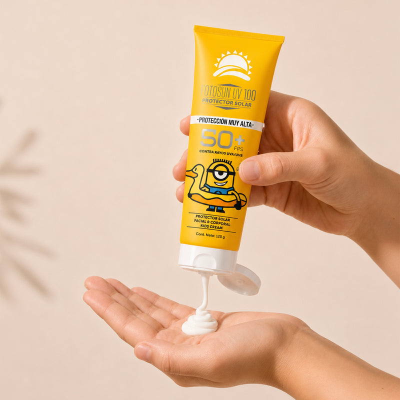 Protector Solar en Crema Minios FOTOSUN UV 100 Kids 125 ML