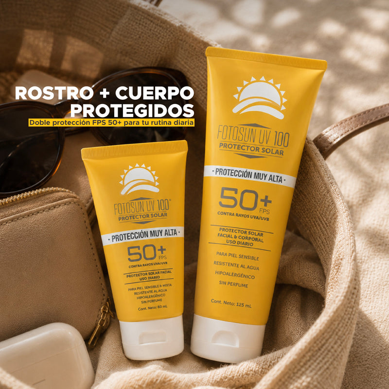 Protector Solar Facial Fotosun 100 UVFPS 50+ 60 ml
