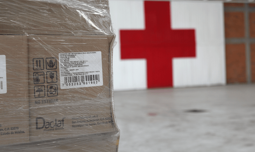 Daclaf donó 150,000 piezas de desinfectante a la Cruz Roja Mexicana - Daclaf