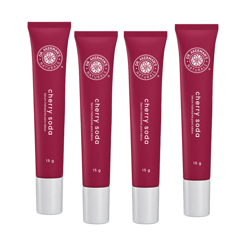 Lip Glow Serum Cherry Soda Dr Akerman´s Ultra Hidratante Filler Progresivo No pegajoso