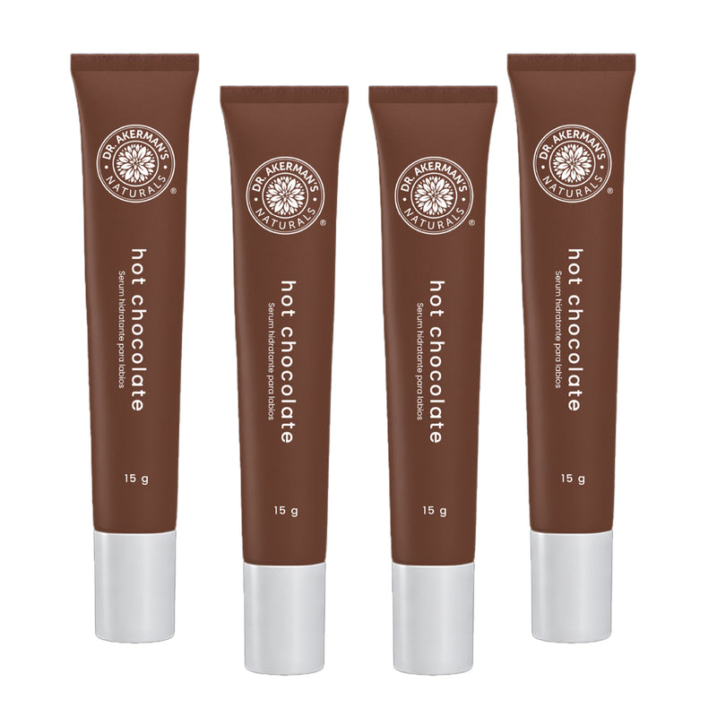 Lip Glow Serum Hot Chocolate Dr Akerman's Ultra Hydrating Progressive Filler Non-sticky