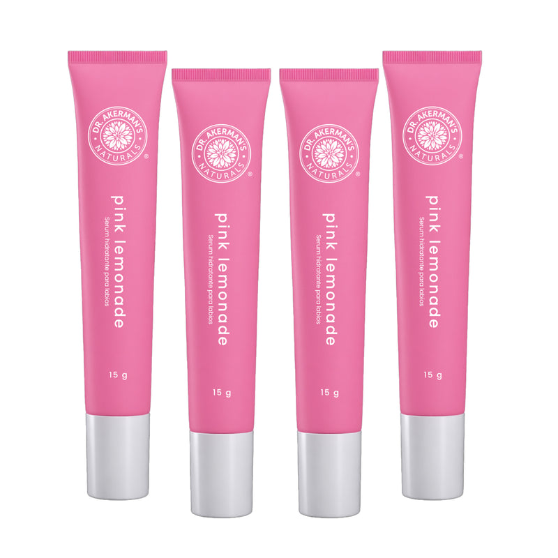 Dr. Akerman's Pink Lemonade Lip Glow Serum Ultra-Hydrating Progressive Filler Non-Sticky