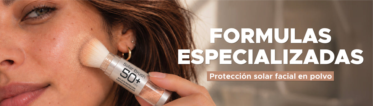 Protector Solar Brush Fotosun UV 100®  FPS 50+ | Protector Solar Facial en Polvo con Cobertura Natural