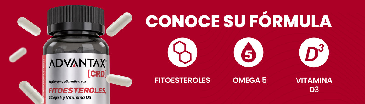 Advantax® CRD 120 Cápsulas | Fitoesteroles, Omega 5 y Vitamina D
