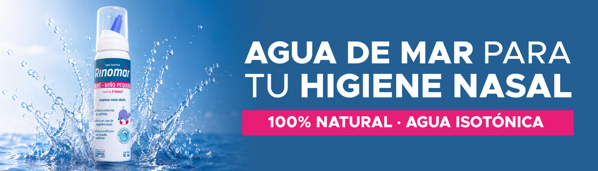Rinomär® Bebé Spray Nasal con Boquilla Pediátrica | Agua de Mar para Bebés desde 3 Meses