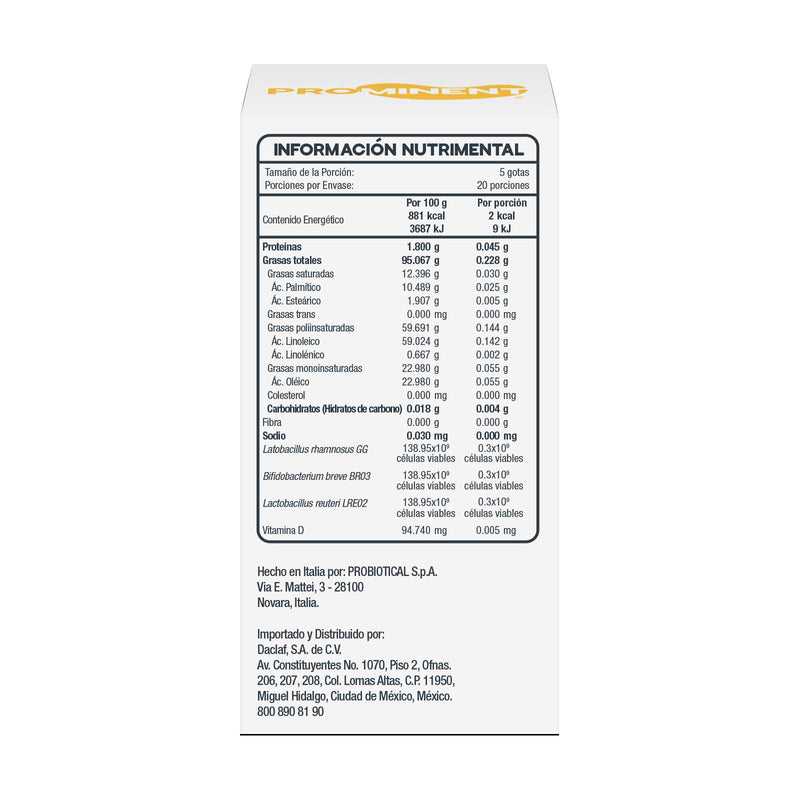Prominent BB® – Suplemento Alimenticio para Bebés