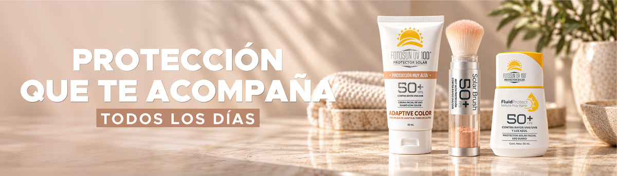 Protector Solar Fluid Protect FPS 50+ Fotosun UV 100® | Protector Solar UVA, UVB y Luz Azul