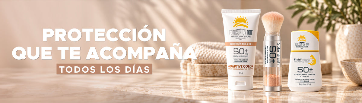 Protector Solar Brush Fotosun UV 100®  FPS 50+ | Protector Solar Facial en Polvo con Cobertura Natural