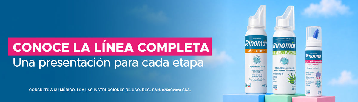 Rinomär® Bebé Spray Nasal con Boquilla Pediátrica | Agua de Mar para Bebés desde 3 Meses