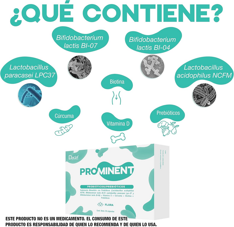 PROMINENT FLORA PROBIÓTICOS Y PREBIÓTICOS
