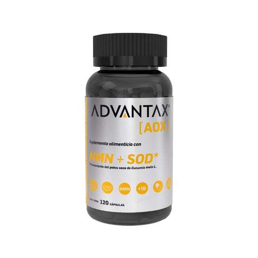 Advantax® Aox Holimel + NMN 120 Cápsulas | Suplemento para Energía y Bienestar Integral