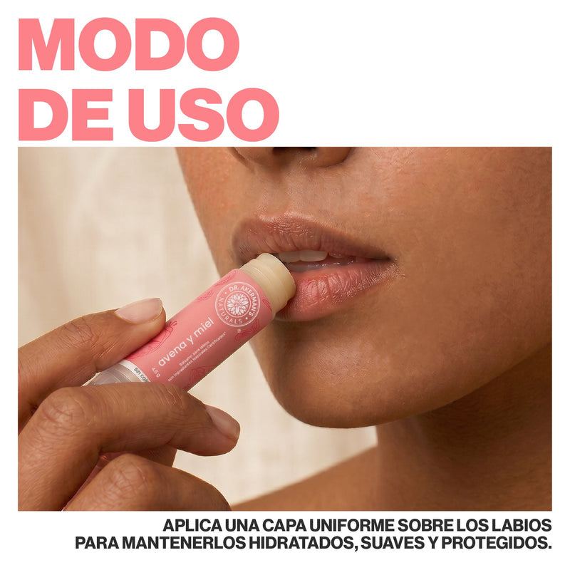 Bálsamo Labial  Avena y Miel  Dr Akerman´s 4.5g