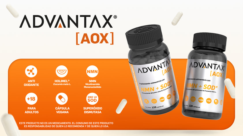 AOX, Suplemento alimenticio con Cucumis 120 cápsulas