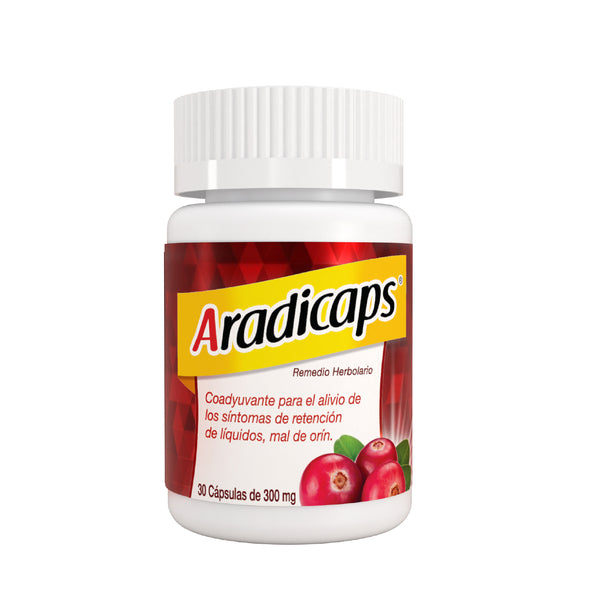 Adradicaps® Remedio Herbolario 30 Cápsulas | Alivio de la Retención de Líquidos y Mal de Orín