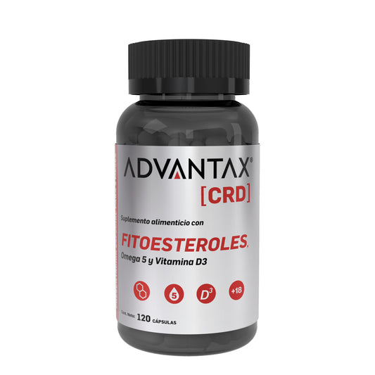 Advantax® CRD 120 Cápsulas | Fitoesteroles, Omega 5 y Vitamina D para el Bienestar Cardiovascular