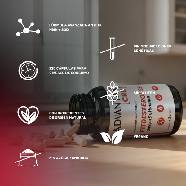 Advantax® CRD 120 Cápsulas | Fitoesteroles, Omega 5 y Vitamina D para el Bienestar Cardiovascular