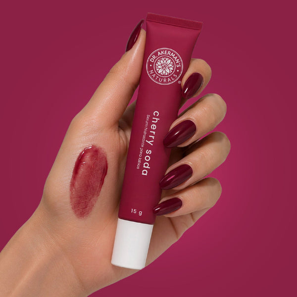 Lip Glow Serum Cherry Soda Dr Akerman´s Ultra Hidratante Filler Progresivo No pegajoso