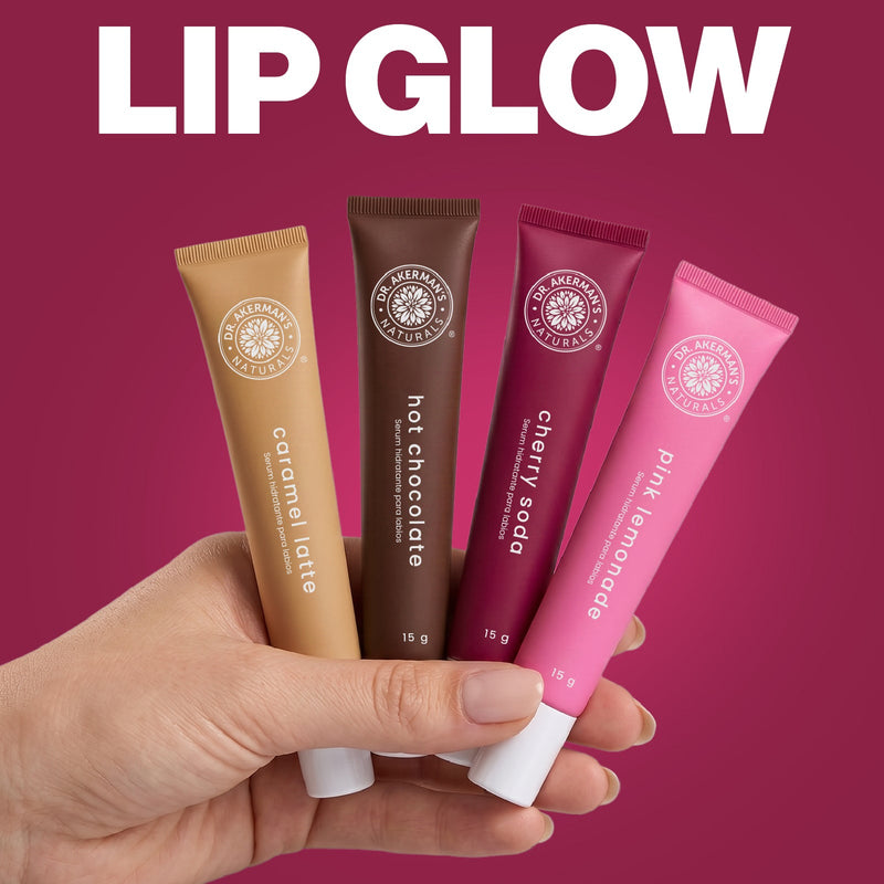 Lip Glow Serum Cherry Soda Dr Akerman´s Ultra Hidratante Filler Progresivo No pegajoso
