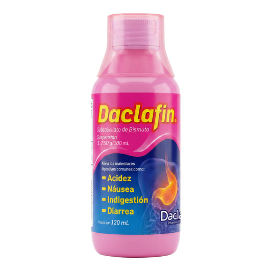 Daclafin Suspensión Subsalicilato De Bismuto 120ml