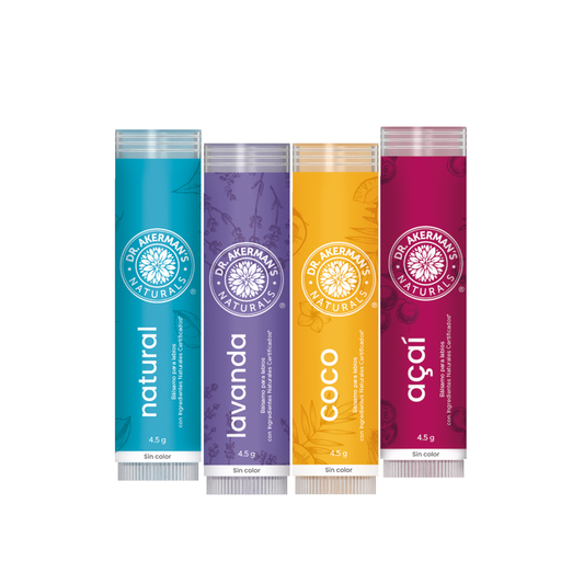 4-Pack Bálsamo Labial Huméctame Para Labios Dr. Akermans