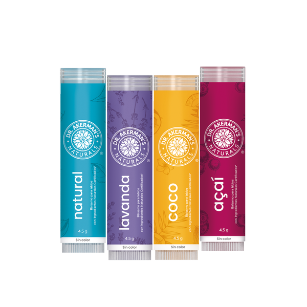 4-Pack Bálsamo Labial Huméctame Para Labios Dr. Akermans