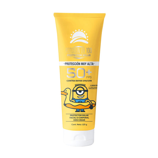 Protector Solar en Crema Minios FOTOSUN UV 100 Kids  125 ML