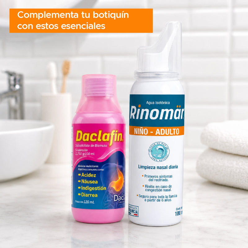 Rinomär® Adultos y Niños Spray Nasal con Agua de Mar Isotónica | Limpieza y Descongestión Natural