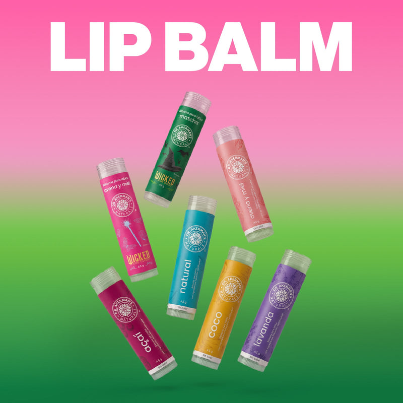 Bálsamos Labiales Wicked - Avena y Matcha 4.5g