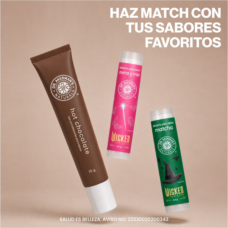 Bálsamos Labiales Wicked - Avena y Matcha 4.5g